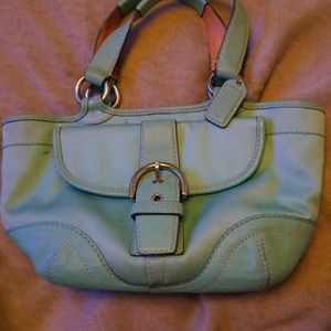 Authentic Vintage Coach Tiffany Blue Purse